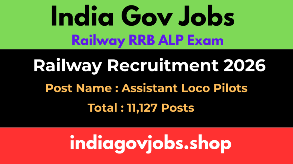 Railway RRB ALP Recruitment 2026