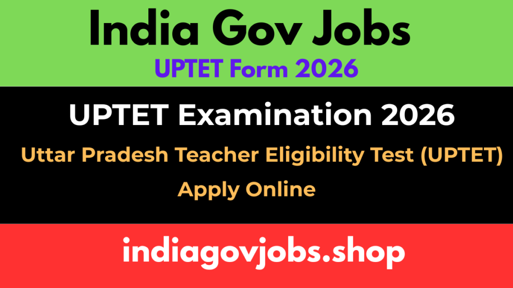 UPTET Online Form 2026