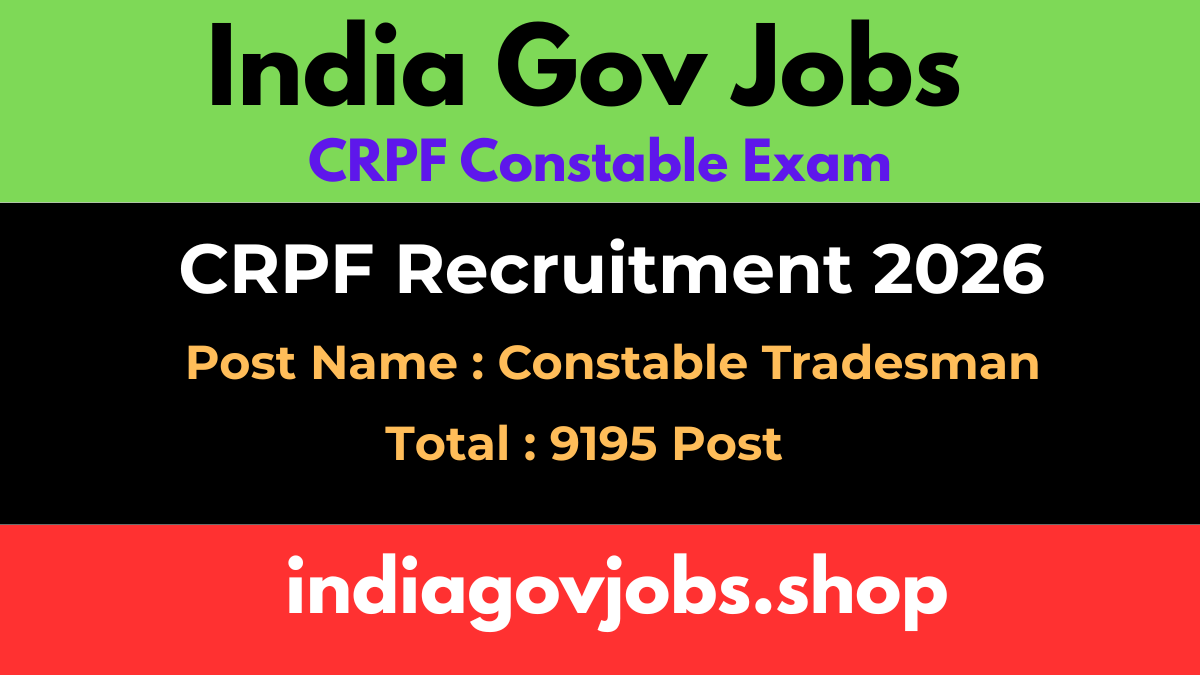 crpf tradesman 2026