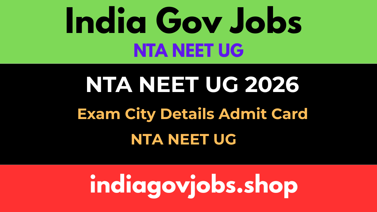 NTA NEET UG Admit Card 2026