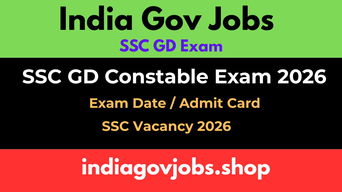 SSC GD Constable Admit Card 2026