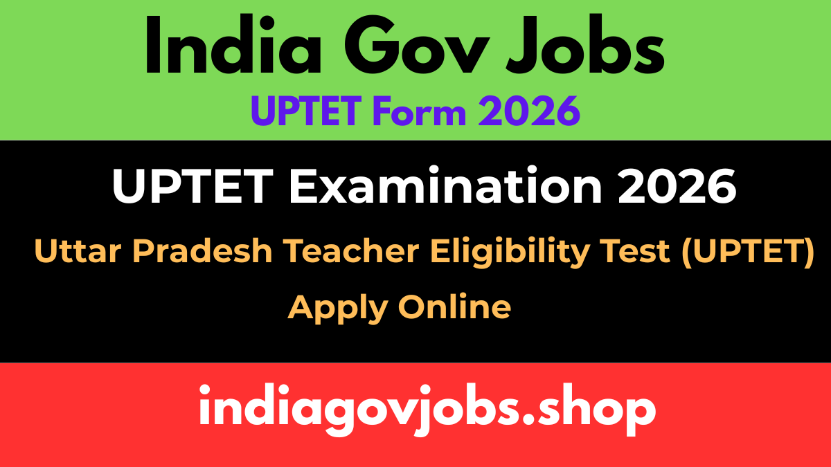 UPTET Online Form 2026