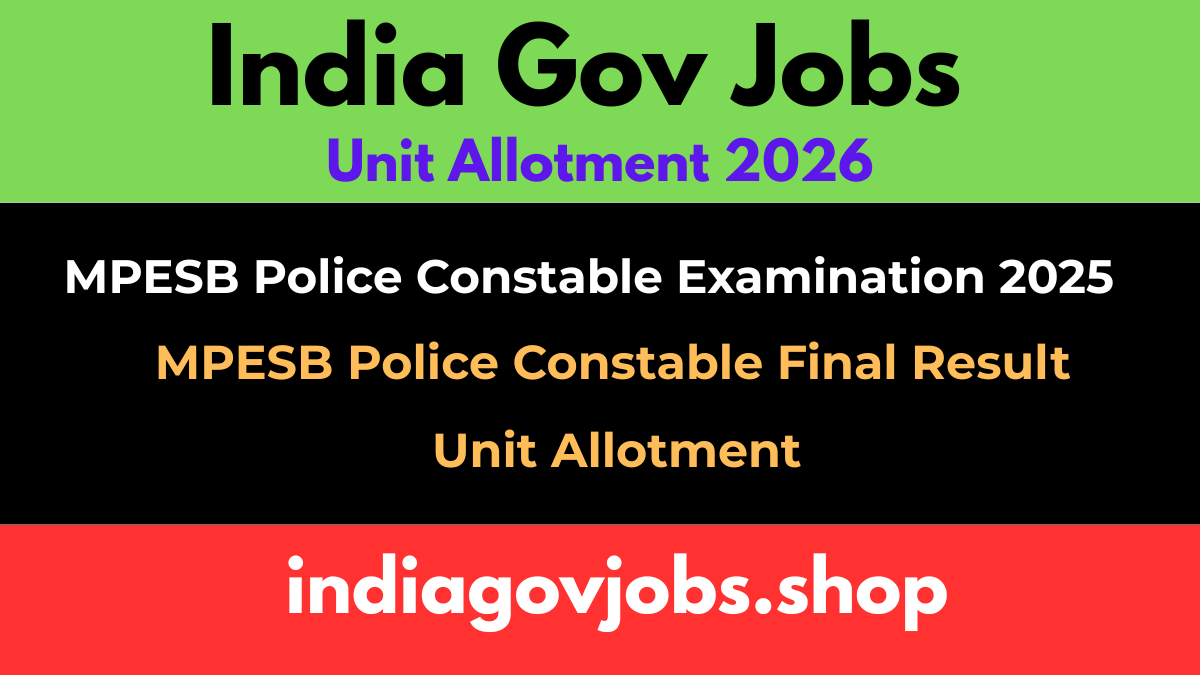 MPESB police constable 2026